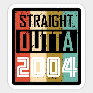 Straight Outta 2004 Sticker